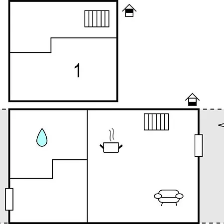 Belle Maison De 2 à Rømø *